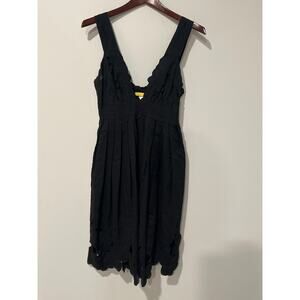 Catherine Malandrino Black Midi Dress